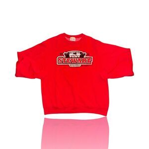 Tony Stewart #14 NASCAR Red Pullover Sweatshirt Men's Size L